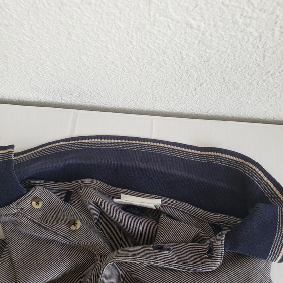 #Disney World Polo Shirt Pinstripe stretch cotton# - Picture 9 of 11